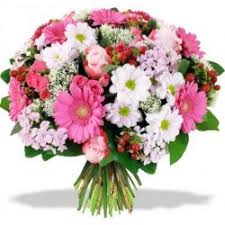 Bouquet di fiori rosa